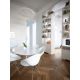 Tavolo Tulip E. Saarinen 199x121 Marmo Carrara Ambientazione