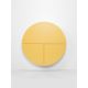 Libreria Pill con ribalta gialla ambientazione