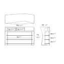 Bancone bar Faz LED scheda tecnica