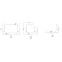 Faz Bancone bar angolare LED Vondom dimensioni
