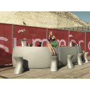 Fiesta Bancone bar curvo Vondom ambientazione