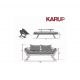 Bebop Divano Letto Black Karup Design Dimensioni