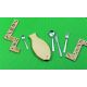 Mono Kids set di posate con tagliere ambientazione