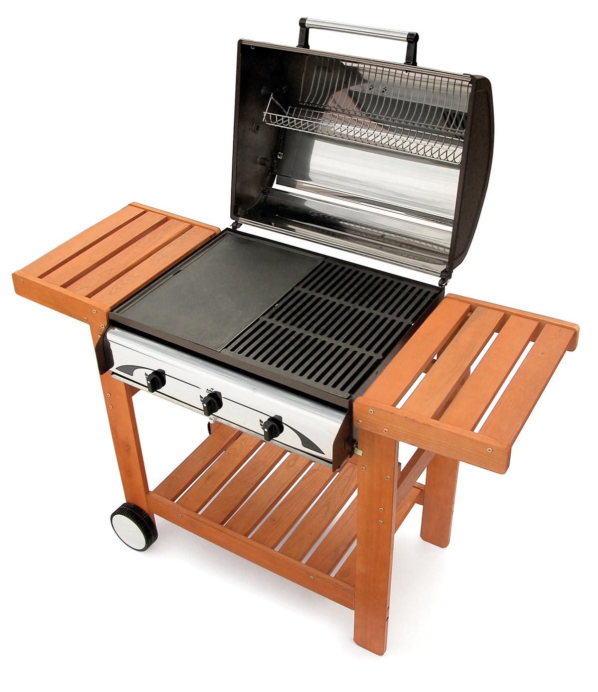 Barbecue Professionale da Esterno BBQ-X3 - Griglia in 3 Zone