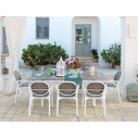 Tavolo Alloro 210 Extensible Tortora/Bianco Nardi ambientazione