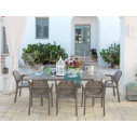 Set tavolo Alloro 210 con 8 sedie Palma ambientazione