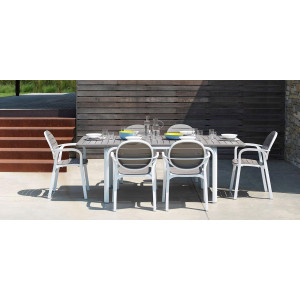 Set tavolo Alloro 210 con 6 sedie Palma