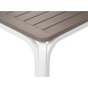 Set tavolo Alloro 140 con 6 sedie Palma dettaglio