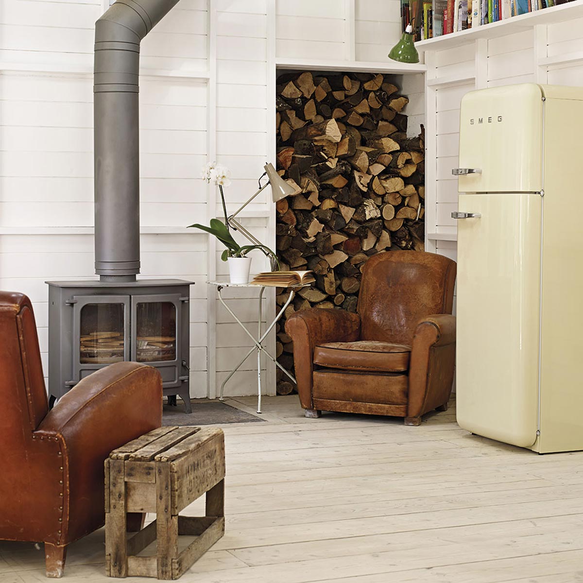 Frigorifero Smeg Fab30rp1 Panna Designperte It Frigorifero Smeg Fab30rp1 Panna Designperte It