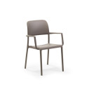 Set tavolo Rio 210 con 6 poltrone Riva tortora