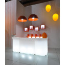 Bancone bar Break Corner luminoso ambientazione