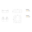 Bancone bar Break Corner luminoso composizione consigliata