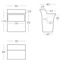 Bancone bar Jumbo luminoso scheda tecnica