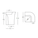 Bancone bar Jumbo Corner luminoso scheda tecnica