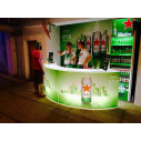 Bancone Snack Bar luminoso ambientazione con personalizzazione