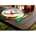 Set tavolo Alloro 210 con 6 sedie Erica ambientazione