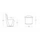 Sedia Zoe Slide Design dimensioni