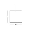 Lampada Cubo Hanging 40 scheda tecnica 