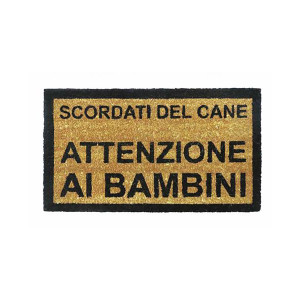 Zerbino Scordati del Cane Attenzione ai Bambini