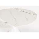 Tavolo allungabile Jonni 85-135 bianco Bizzotto dettaglio