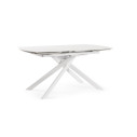 Tavolo allungabile Joakim 160-240x90 bianco Bizzotto vista