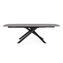 Tavolo allungabile Joakim 160-240x90 nero Bizzotto vista