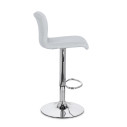 Sgabello bar Rafael cromo-grigio chiaro Bizzotto vista