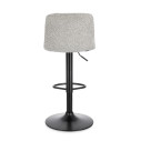 Sgabello bar Rafael nero-beige Bizzotto vista