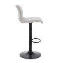 Sgabello bar Rafael nero-beige Bizzotto vista