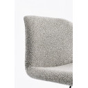 Sgabello bar Rafael nero-beige Bizzotto dettaglio