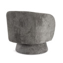 Poltrona girevole Julienne grigio scuro Bizzotto vista