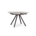 Tavolo allungabile Raita 119/178x89 rust/grig.c Bizzotto vista