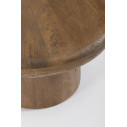 Tavolino Lopez brown Ø 60 Bizzotto dettaglio