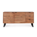 Credenza 2 ante 3 cassetti Isar Bizzotto vista 