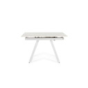 Tavolo allungabile Reeta 120/180x90 bianco-bianco Bizzotto vista