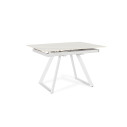 Tavolo allungabile Reeta 120/180x90 bianco-bianco Bizzotto vista