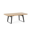 Tavolino Nashik 118x70 Bizzotto vista