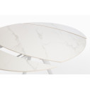 Tavolo allungabile Rauni Ø 87/135 bianco-bianco Bizzotto dettaglio