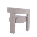 Sedia con braccioli Arabella grigio perla Bizzotto vista