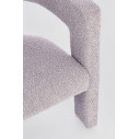 Sedia con braccioli Arabella grigio perla Bizzotto dettaglio