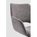 Sedia con braccioli Vivian grey Bizzotto dettaglio