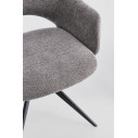 Sedia con braccioli Vivian grey Bizzotto dettaglio