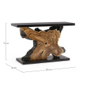 Consolle Marwood 120x40 Bizzotto dimensioni