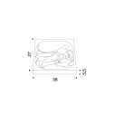 16 Pesci Puzzle componibile Danese Milano dimensioni