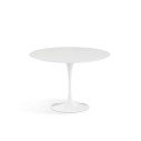 Knoll Saarinen Tavolo Tulip Ø 107 Laminato Bianco vista