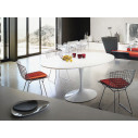 Knoll Saarinen Tavolo Tulip 198x121 Laminato Bianco ambientazione