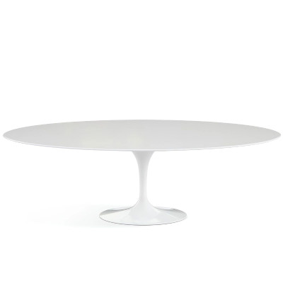 Knoll Saarinen Tavolo Tulip 244x137 Laminato Bianco