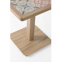 Tavolo Kalimera 73x73 Desert Bizzotto dettaglio