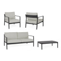 Set4 Salotto Sirius Antracite Bizzotto vista