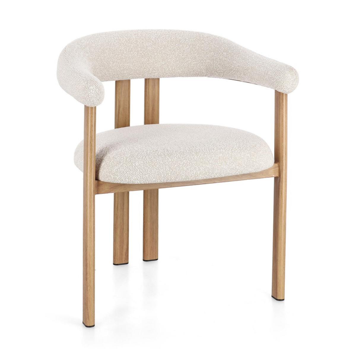 Sedia con braccioli Giuditta Naturale-Lino